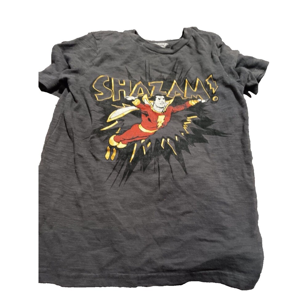 justice league super hero t-shirt charcoal gray size 6/7